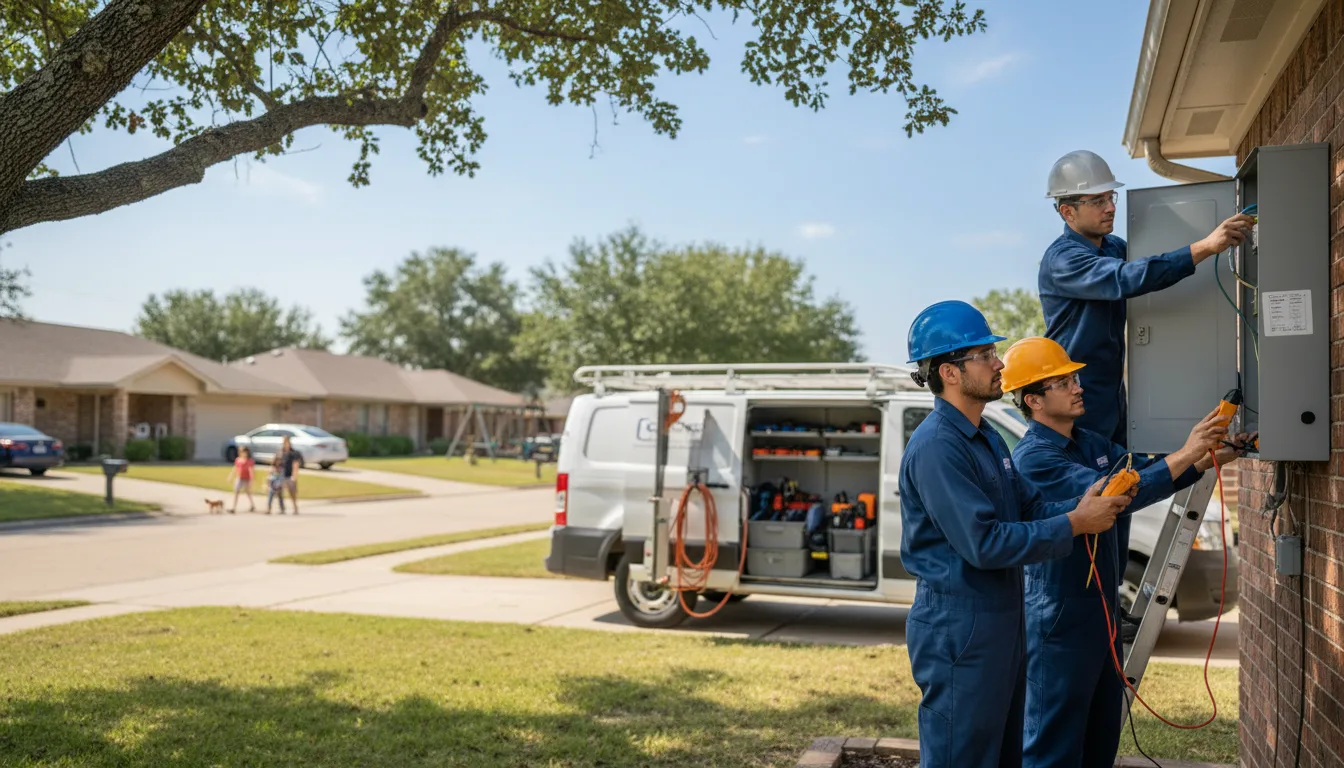 Certified electrician providing emergency electrical services in Jones, AL
